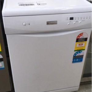 600MM WHITE DISHWASHER MODEL AKDW14W S/N 390011167 WITH 12 MONTH LIMITED WARRANTY - WITHIN 40KLM RADIUS OF MELBOURNE