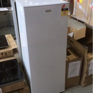 306LITRE WHITE SINGLE DOOR FRIDGE GVAHS306LN S/N 360011437 WITH 12 MONTH LIMITED WARRANTY - WITHIN 40KLMS OF MELB CBD