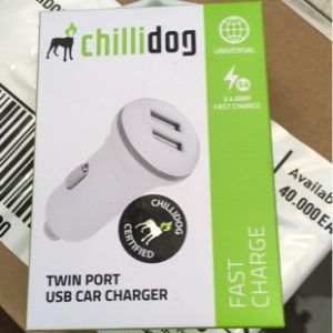 CHILIDOG TWIN PORT FAST CHARGER 3.4A