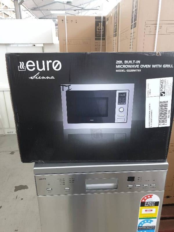 EURO BUILT IN MICROWAVE ES28MTSX WITH 12 MONTH WARRANTY
