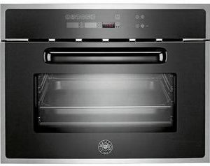 BERTAZZONI F45CONVAPX 45CM STEAM OVEN BLACK WITH S/STEEL FRAMETOUCH CONTROL PANEL & DIGITAL PROGRAMMING 6 COOKING FUNCTIONSLARGE CAPICITY WATER CONTAINER  DOUBLE GLASS DOOR WITH 3 MONTH WARRANTY