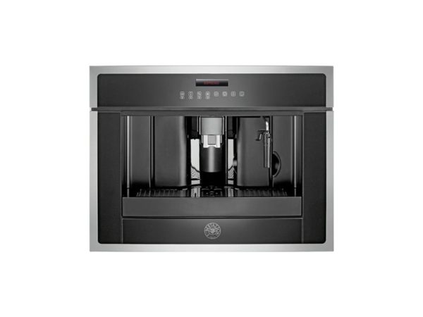 BERTAZONNI M45CAFX BUILT IN COFFEE MACHINE BLACK GLASS HIGH QUALITY ESPRESSO MACHINE THAT ALSO GRINDS BEANS WITH TOUCH CONTROL 3 MONTH WARRANTY