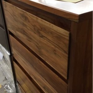 750MM WALL HUNG TEAK TIMBER VANITY WITH 2 DRAWERS AND TIMBER VANITY TOP AR750T
