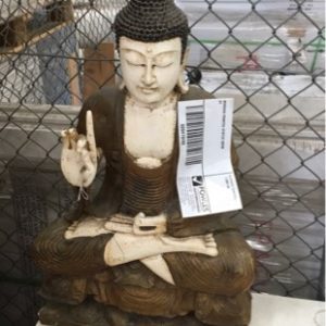 BUDDHA PAINTED STATUE 60CM #1