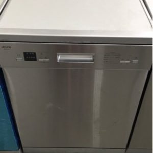 EX DISPLAY EURO EDV606SX 600MM S/STEEL DISHWASHER WITH 12 PLACE SETTINGS & 6 WASH PROGRAMS WITH 3 MONTH WARRANTY DEO7168