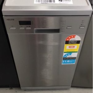 SECONDHAND EURO EDS45XS 450MM S/STEEL DISHWASHER WITH 10 PLACE SETTINGS & 7 WASH PROGRAMS WITH 3 MONTH WARRANTY DEO7188