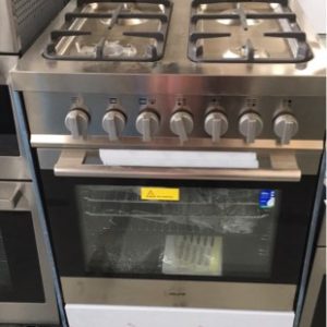 EX DISPLAY 600MM EURO ALL GAS FREESTAND OVEN ESG60GUSX OVEN NOT SQUARE DENT IN HOB SOLD AS IS 3 MONTH WARRANTY DEO7181