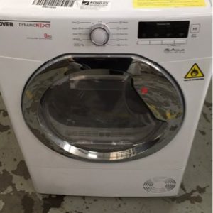 HOOVER 8KG HEAT PUMP DRYER DNHD8513AX SKU 360012992 WITH 12 MONTH LIMITED WARRANTY 40KLM OF MELB CBD