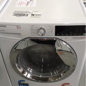 HOOVER 8.5KG FRONT LOAD WASHING MACHINE DXA385AH WITH 15 PROGRAMS EIGHT OPTIONS POWERFUL INVERTER MOTOR WITH 12 MONTH LIMITED WARRANTY - WITHIN 40KLM RADIUS OF MELB CBD SKU390011512
