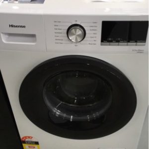 HISENSE 8KG FRONT LOAD WASHING MACHINE HWFM8012 WITH LED DISPLAY & 15 PROGRAMS AND 4 STAR WATER & ENERGY RATING WITH 12 MONTH LIMITED WARRANTY WITHIN 40KLM OF MELB CBD SKU390011552