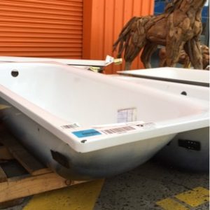 KALDEWEI EURORA BATH 1700MM X 700MM WITH OVERFLOW RRP$649 0131206 SOLD AS IS