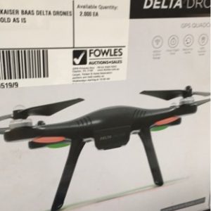 RETAIL RETURN - KAISER BAAS DELTA DRONES NO CHARGERS - SOLD AS IS