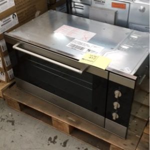 EX DISPLAY 900MM EURO UNDER BENCH ELECTRIC OVEN EV900MSX MULTI FUNCTION OVEN WITH 7 PROGRAMMES DOUBLE GLAZED WITH 3 MONTH WARRANTY DEO7124