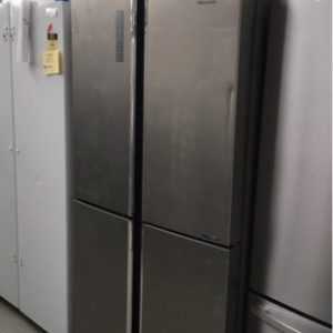 HISENSE 650 LITRE FRENCH DOOR FRIDGE MODEL HR6CDFF695S S/STEEL WITH TRIPLE ZONE COOLING 6 DRAWER FREEZER MULTI FUNCTION TOUCH CONTROL PANEL SUPER COOL FUNCTION SKU 360010840 WITH 12 MONTH LIMITED WARRANTY WITHIN 40KLMS OF MELB CBD SKU: 360013590