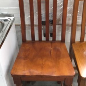 STAINED TIMBER BAR CHAIRS RRP$198