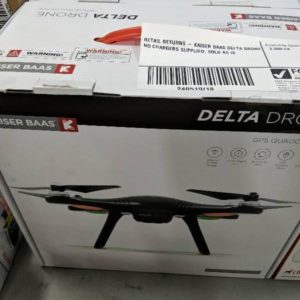 RETAIL RETURNS - KAISER BAAS DELTA DRONE NO CHARGERS SUPPLIED SOLD AS IS
