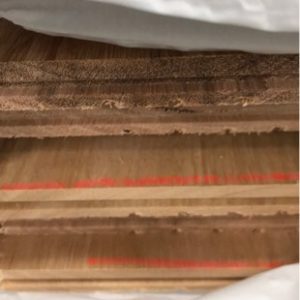 180X14 BLACKBUTT STAIN GRADE FLOORING- (STAIN GRADE IS SELECT GRADE FLOORING WITH SOME RACKING STICK MARKS ON PART OF THE FACE OF THE BOARDS)