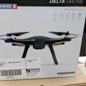 RETAIL RETURN - KAISER BAAS DRONE NO CHARGER SOLD AS IS