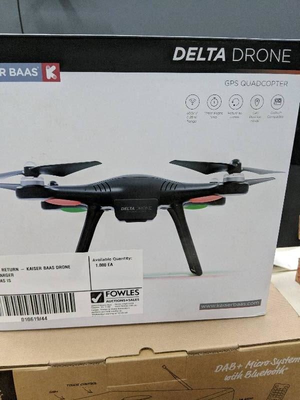 RETAIL RETURN - KAISER BAAS DRONE NO CHARGER SOLD AS IS