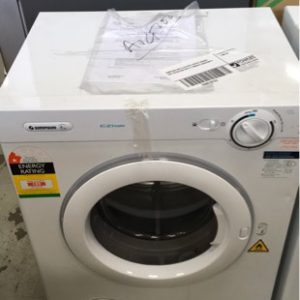 SIMPSON 4KG ELECTRIC DRYER SDV401 S/N C81831058 WITH 3 MONTH WARRANTY