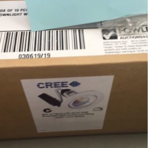 BOX OF 10 PCS CREE LED GU10 COB DOWNLIGHT WITH SOCKET & FITTING