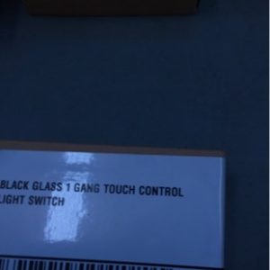WHITE GLASS 2 GANG TOUCH CONTROL LIGHT SWITCH