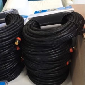 LOT OF 5 MALE TO MALE ANTENNA TO TV CABLES 10 METRES