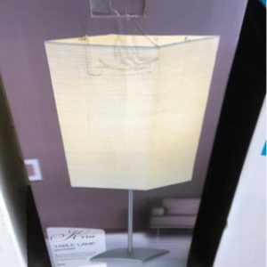 EX DISPLAY HOME FURNITURE - CREAM LAMP SOLD AS IS