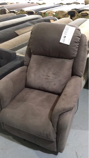Second Hand Custom Made Furniture, Warwick Leather Power Lift Recliner Chair