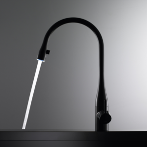 KWC EVE FRANKE KITCHEN TAP PULL OUT WITH LIGHT BLACK RRP$1189 WITH 12 MONTH WARRANTY