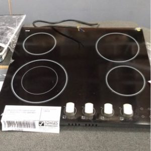 600MM ARDA ELECTRIC COOKTOP RVC641 WITH 3 MONTH BACK TO BASE WARRANTY SKU 300008020