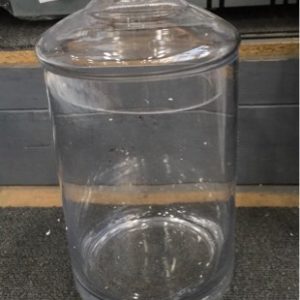 LARGE CANDY GLASS JAR WITH LID HY-1801