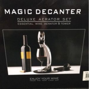 7 PCE MAGIC WINE DECANTER TOWER AERATOR SET IN GIFT BOX