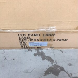 NLIGHT MICRO LENS 72W LED PANEL LIGHT 12000MMX600M WITH FLEX & PLUG 240V NLTE12160