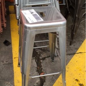 EX HIRE - S/STEEL BAR STOOL SOLD AS IS