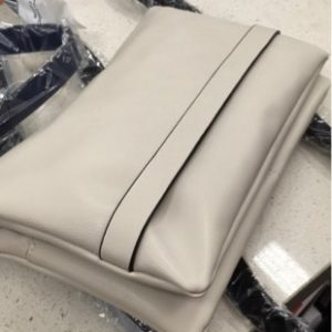 BRAND NEW CAARELS CEMENT CLUTCH BAG WITH DUST COVER
