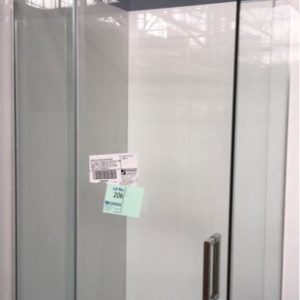 FRAMELESS SHOWER SCREEN MODEL CST-ADJ82-92 10MM WITH ADJUSTABLE FRONT FROM 820MM TO 920MM AND THE SIDE IS 90OMM *3 GLASS BOXES ON PICK UP AND 1 LARGE BOX OF HARDWARE KIT*