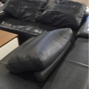 USED - LEATHER COUCH SOLD AS IS