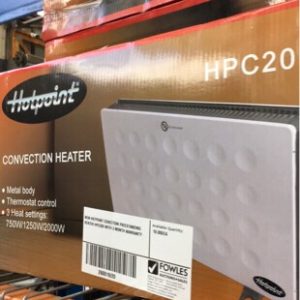 NEW HOTPOINT COVECTION FREESTANDING HEATER HPC200 WITH 3 MONTH WARRANTY