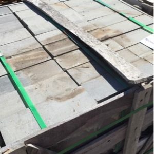 PALLET OF THICK BLUESTONE PAVERS SOLD AS IS