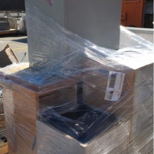 PALLET OF ASSORTED OFFICE FURNITURE SOLD AS IS