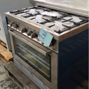 EURO EFS90GFSX 90CM FREE STANDING ALL GAS OVEN AND COOKTOP 12 MONTH WARRANTY RRP $2699
