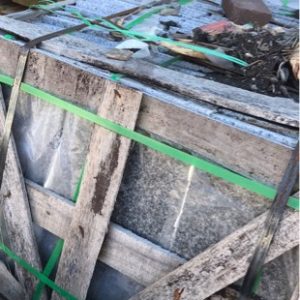 CRATE OF STONE PAVERS