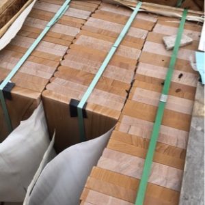 PALLET OF 72 PCS 600X250X30 SANDSTONE COFFEE POOL COPING/STAIR TREADS