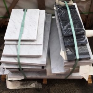 PALLET OF ASSORTED MARBLE