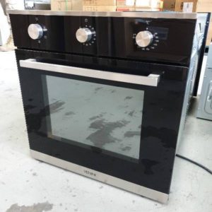 VENINI ELECTRIC OVEN V05S BLACK WITH 5 COOKING FUNCTIONS TRIPLE GLAZED DOOR WITH 3 MONTH WARRANTY