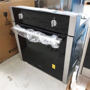 BAUMATIC BSP0610 60CM TITANIUM & BLACK PYROLYTIC OVEN 10 COOKING FUNCTIONS WITH 3 MONTH WARRANTY