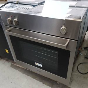 EURO ES600MSX 600MM ELECTRIC OVEN ITALIAN MADE WITH TRIPLE GLAZED DOOR 7 MULTIFUNCTION OVEN DEO7591 WITH 3 MONTH WARRANTY RRP$644