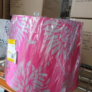 NEW FRY PINK & SILVER LIGHT SHADE ONLY