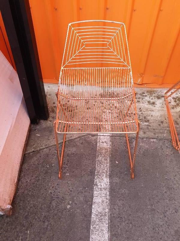 EX HIRE ROSE GOLD CHAIR SOLD AS IS